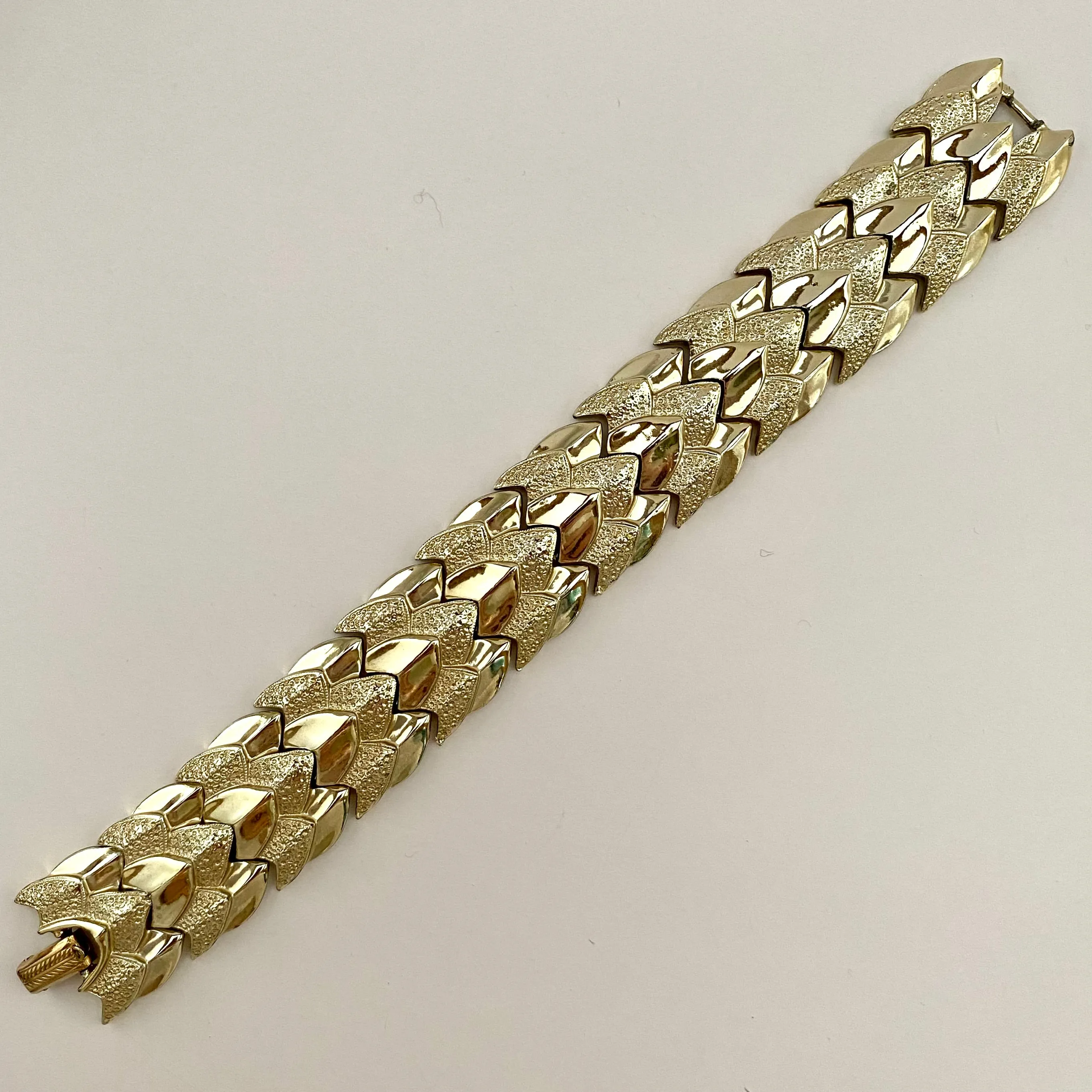 1960s Coro Light Gold-Tone Bracelet