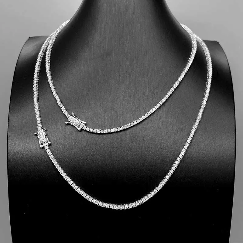 2mm Moissanite Tennis Chain