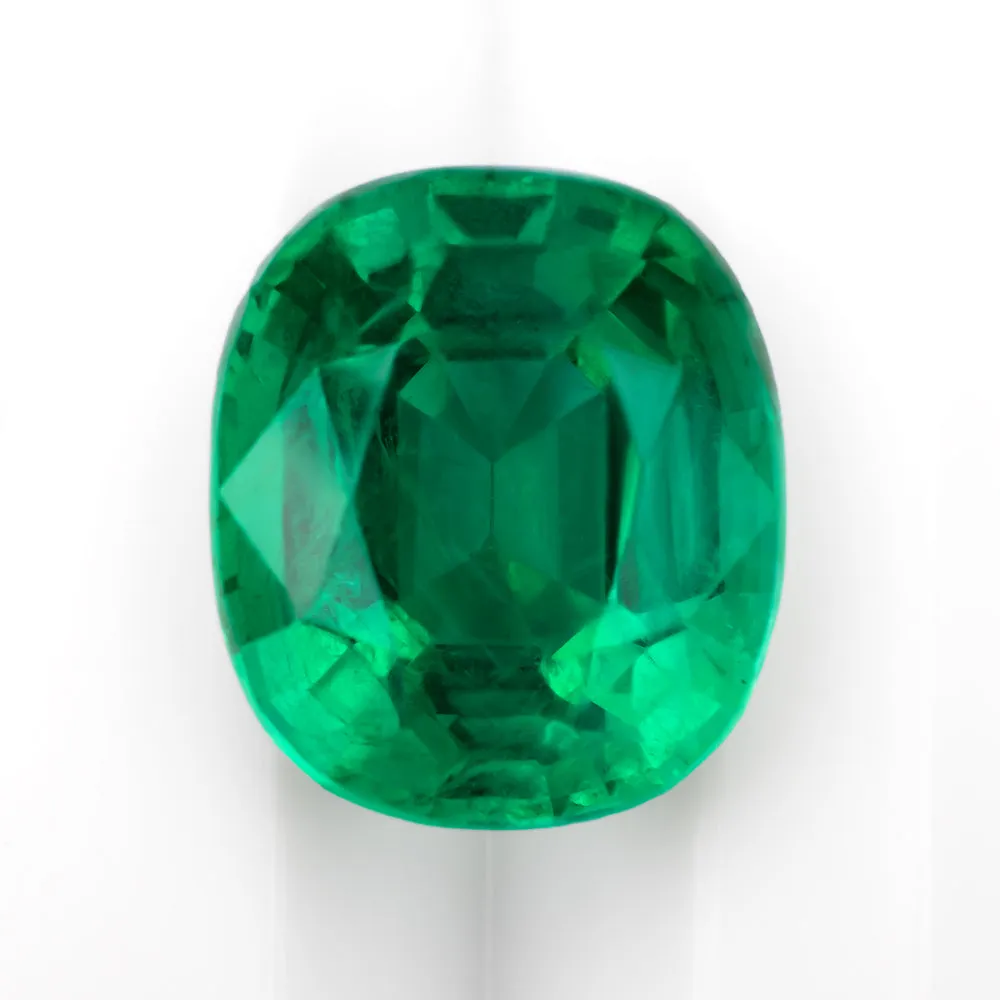 6 CARAT GIA CERTIFIED EMERALD CUSHION BRILLIANT CUT NATURAL LOOSE GEMSTONE 6ct