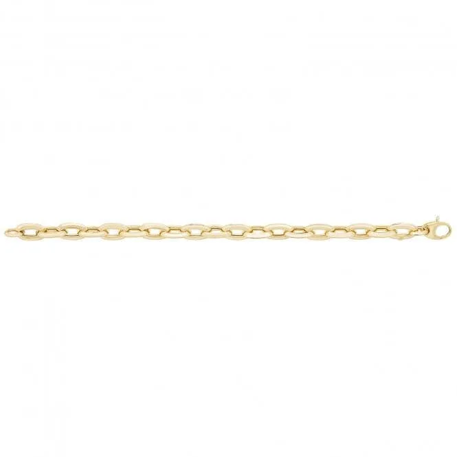 9ct Yellow Gold Ladies Fancy Bracelet NK089B