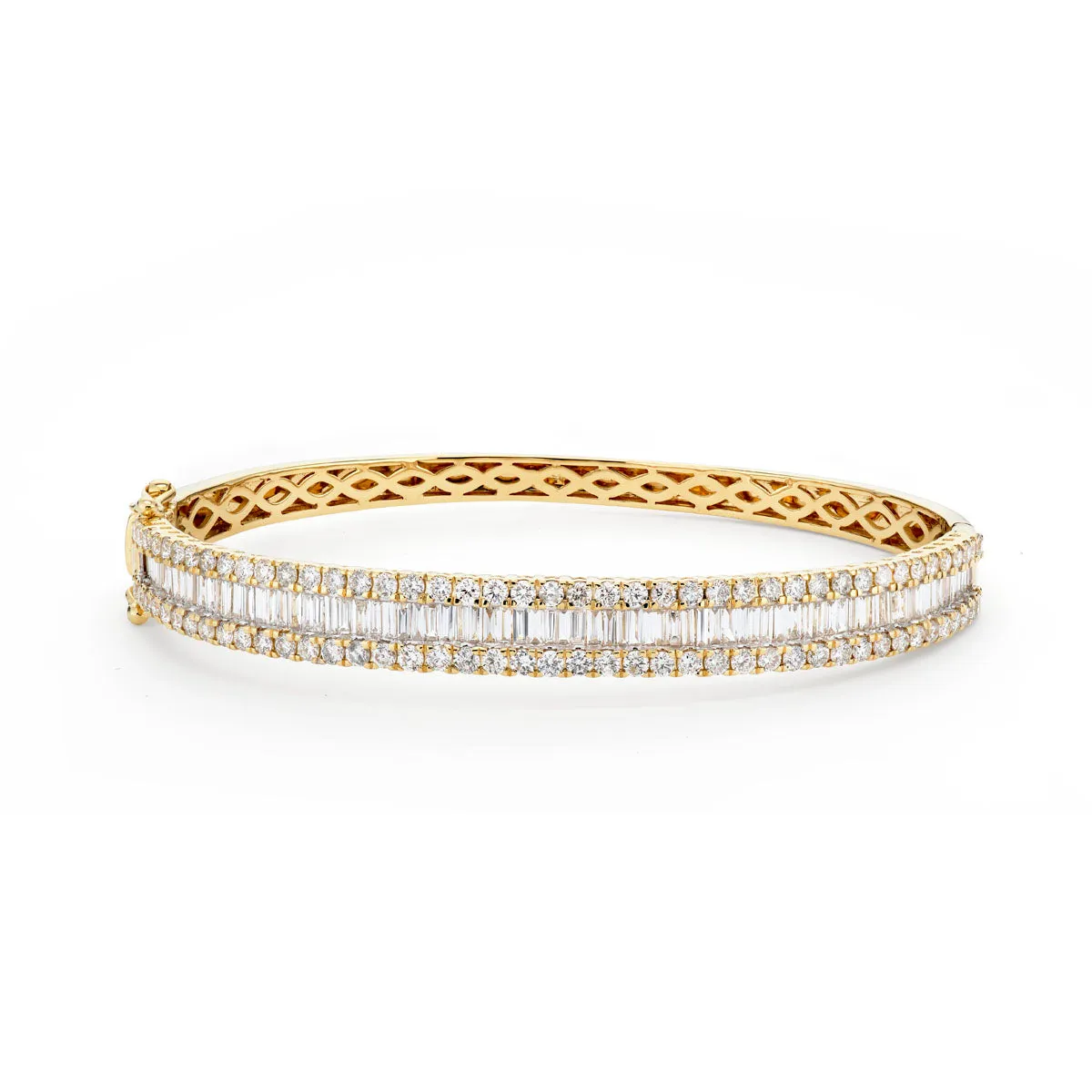 Baguette Diamond Bangle