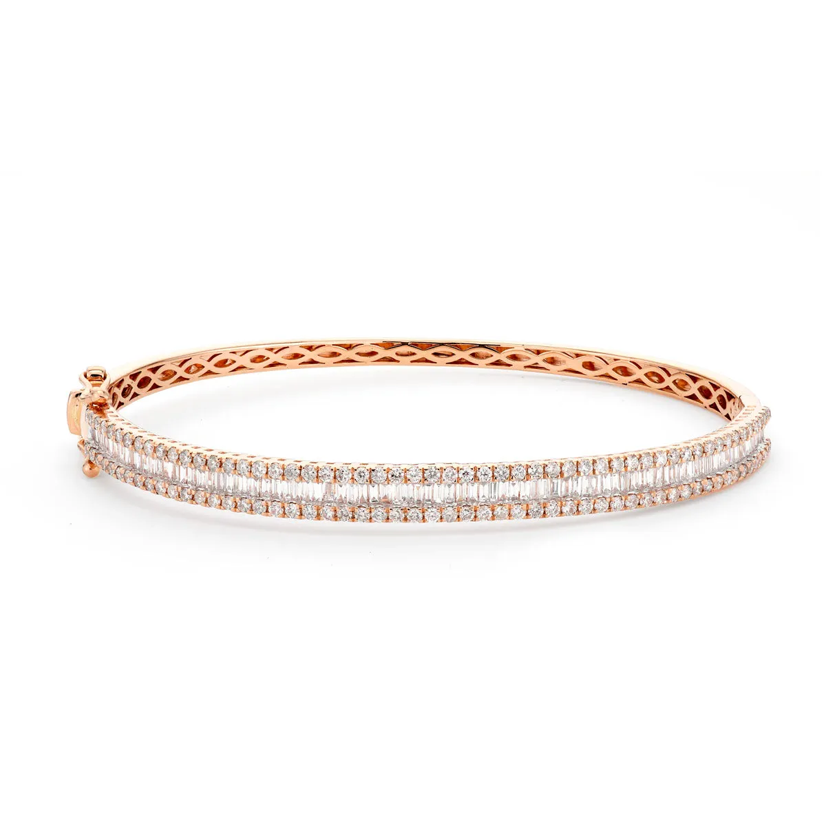 Baguette Diamond Bangle