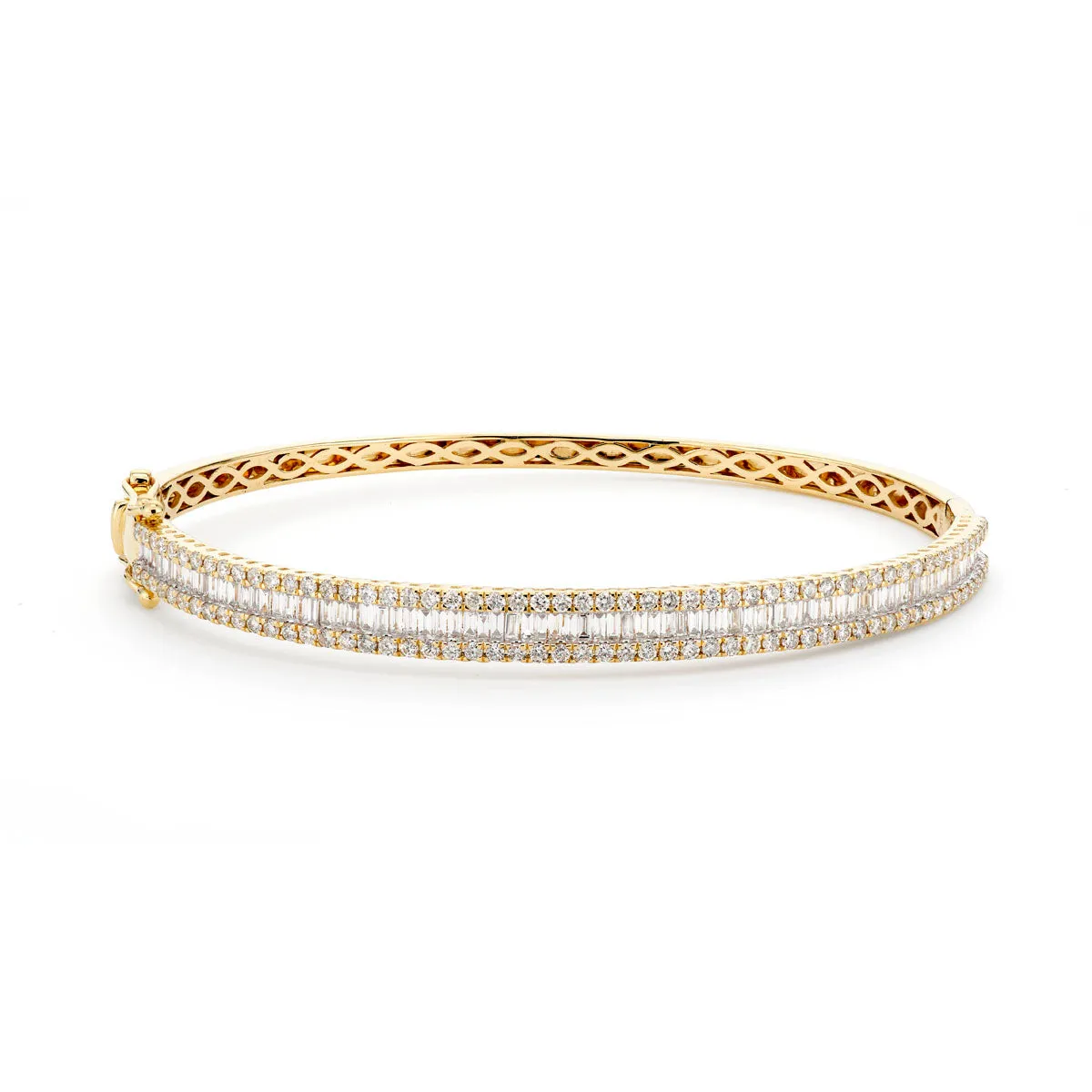 Baguette Diamond Bangle