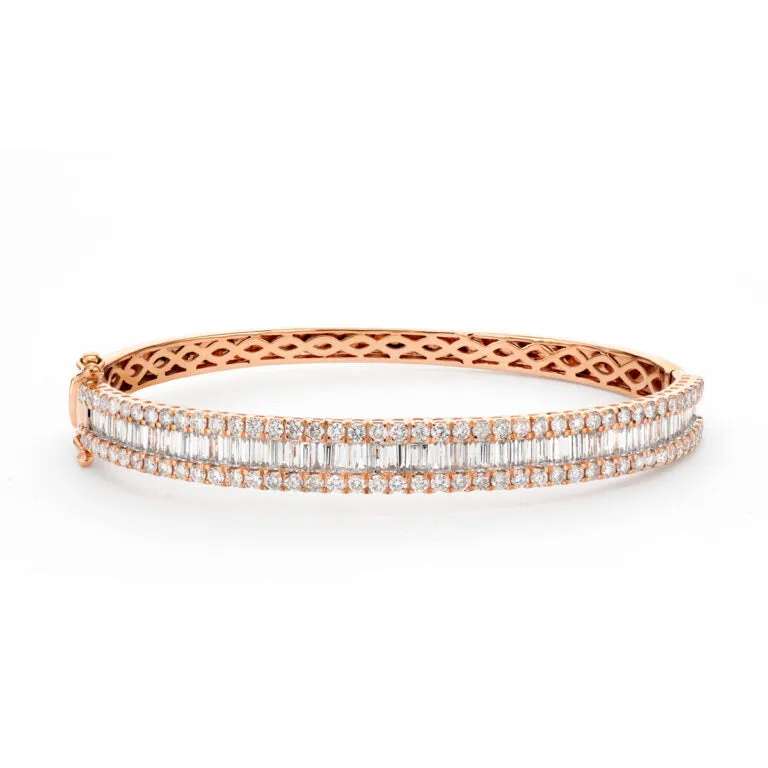 Baguette Diamond Bangle