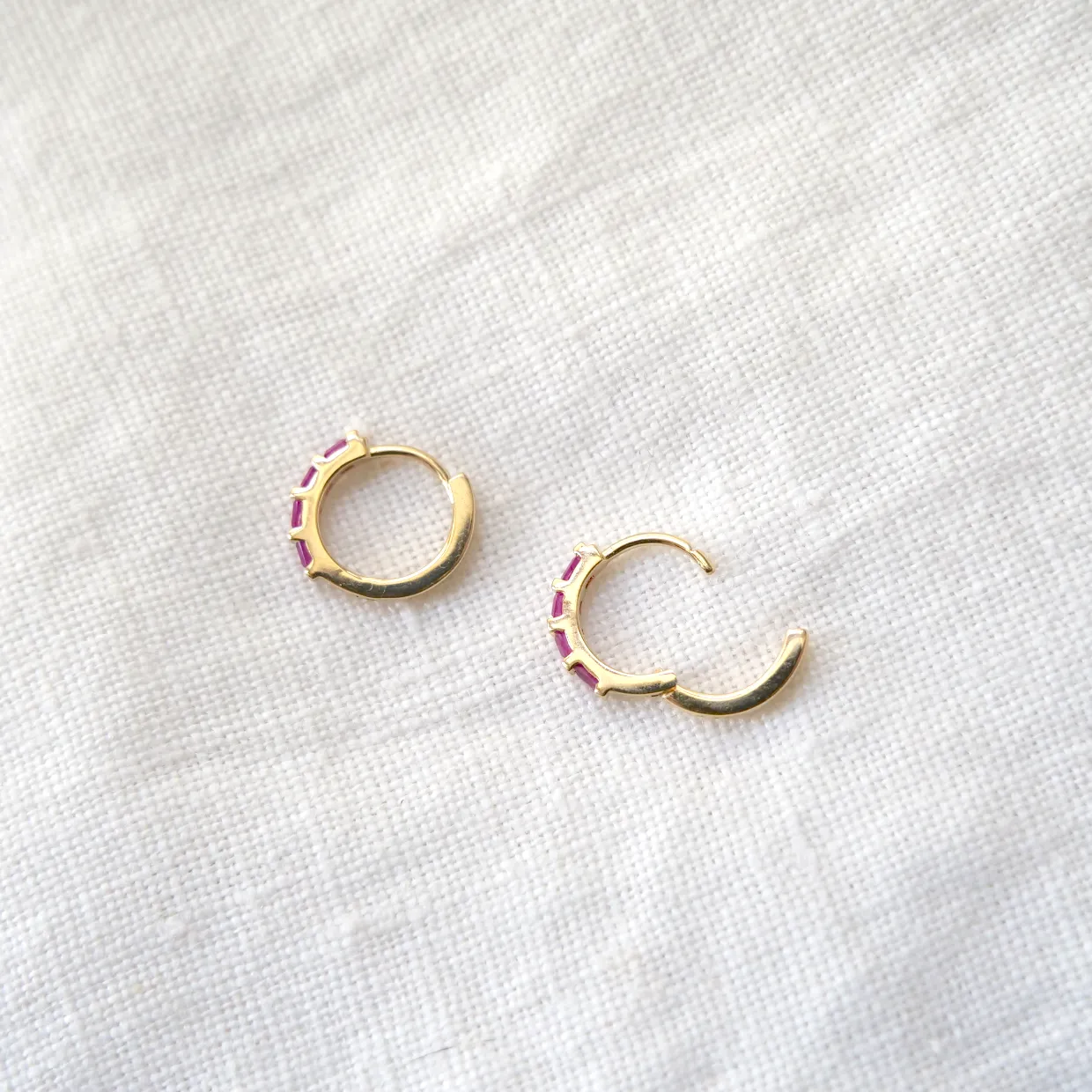 Baguette Ruby Clicker Hoops