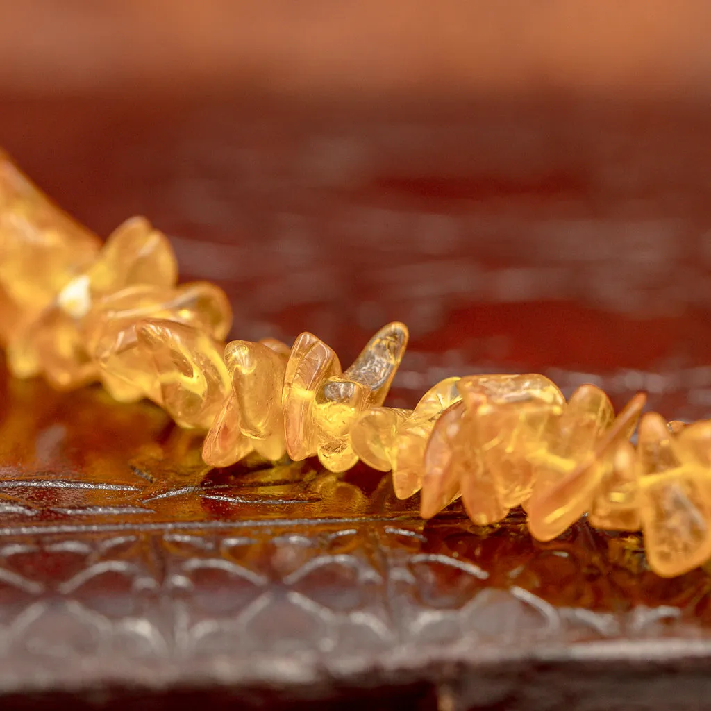 Baltic Amber Necklace  (semi-transparent)