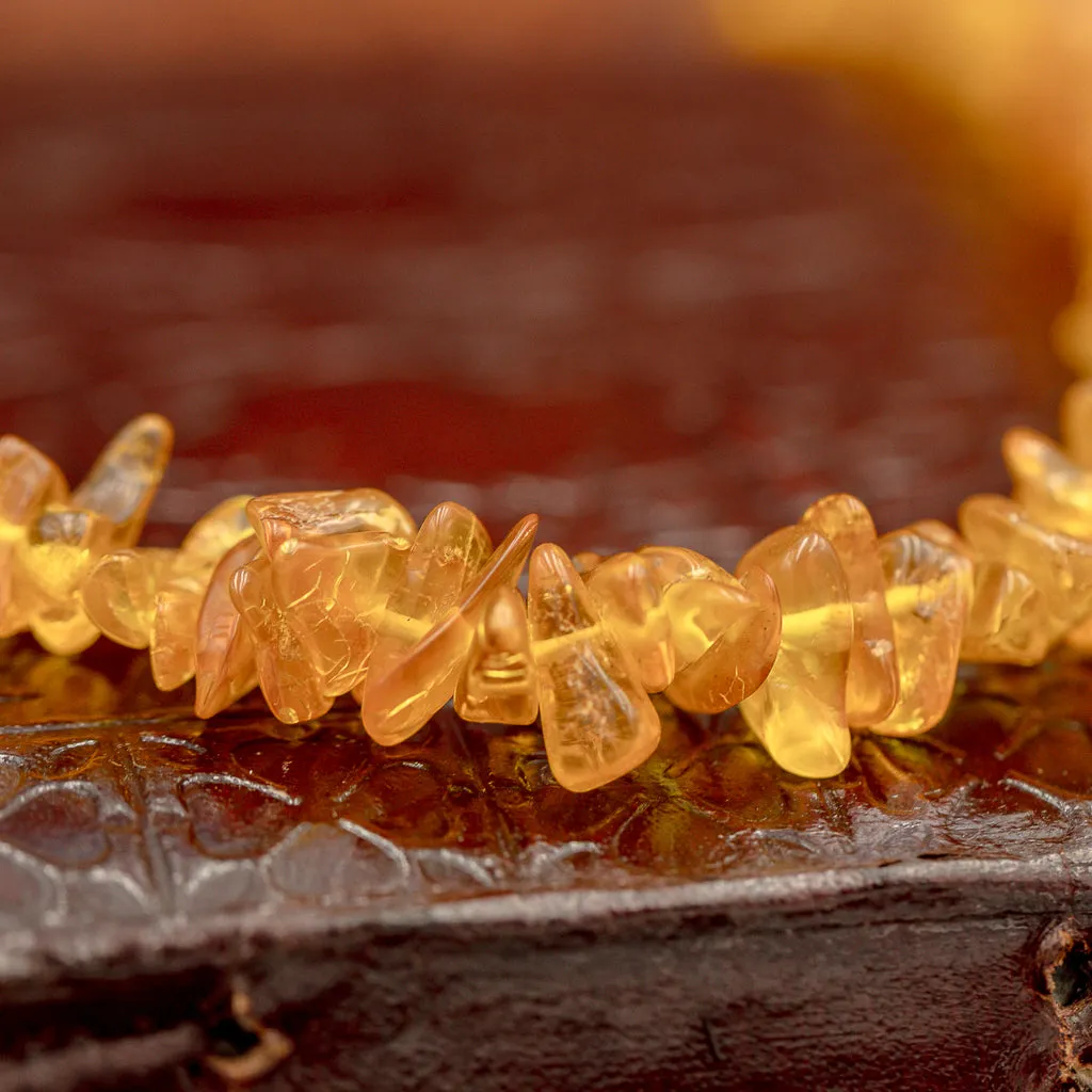 Baltic Amber Necklace  (semi-transparent)