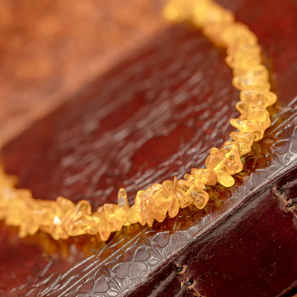 Baltic Amber Necklace  (semi-transparent)