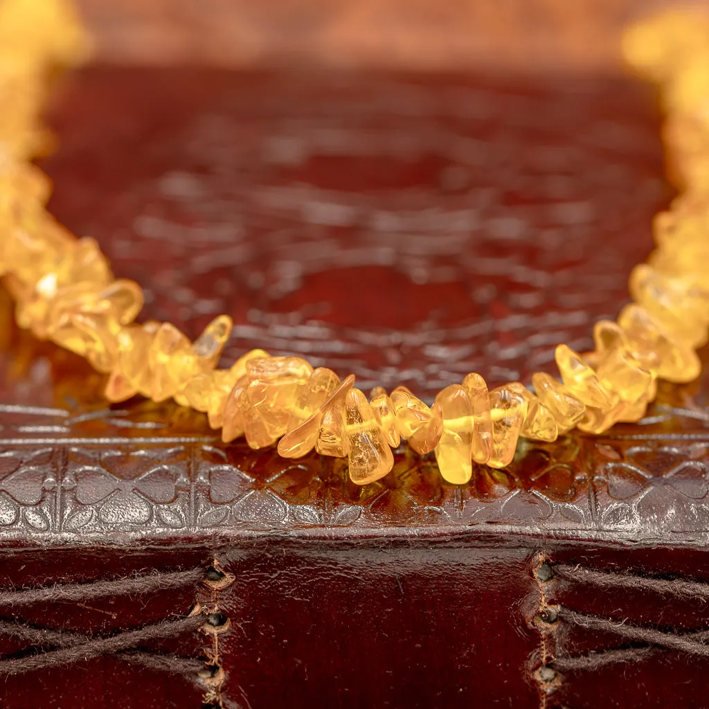 Baltic Amber Necklace  (semi-transparent)