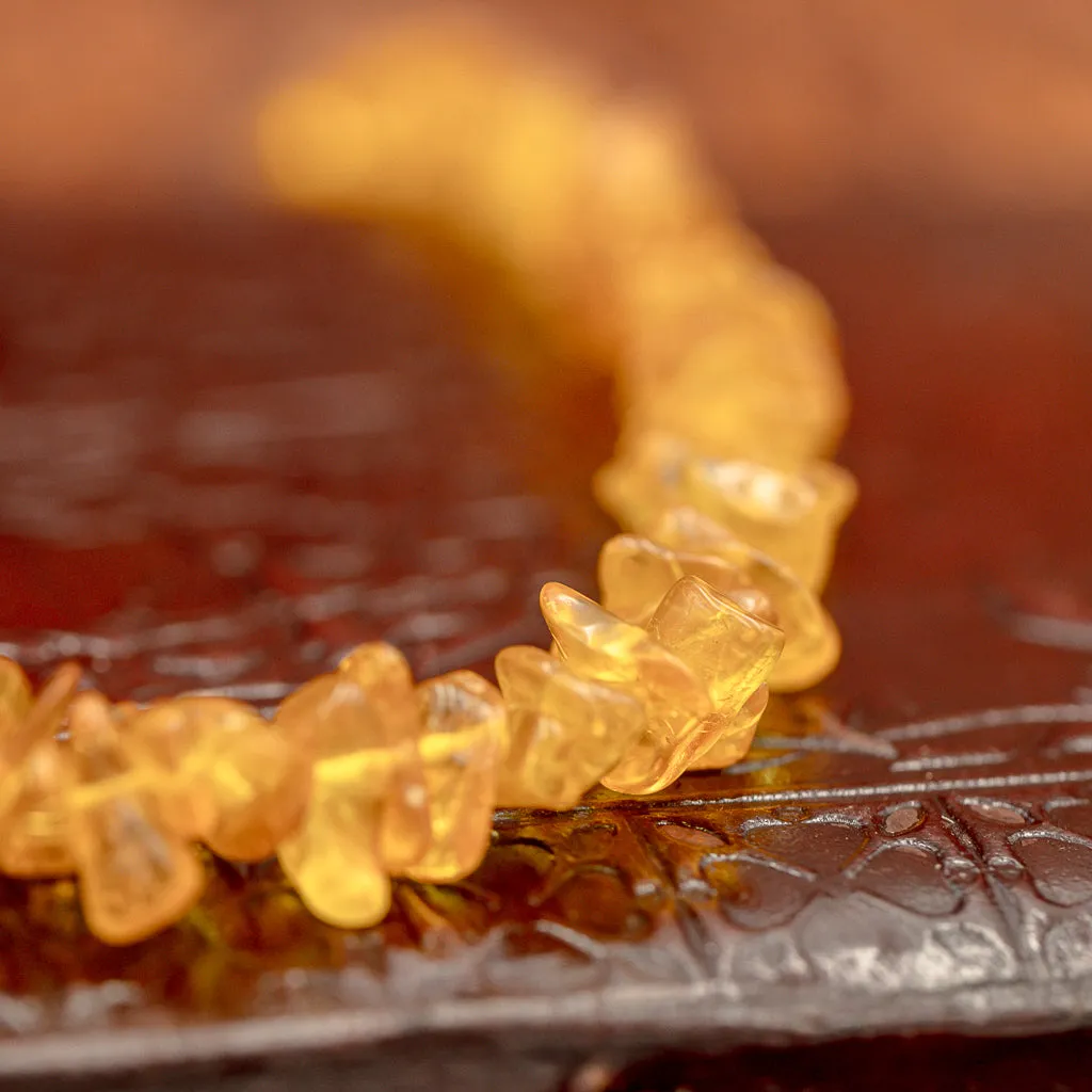 Baltic Amber Necklace  (semi-transparent)