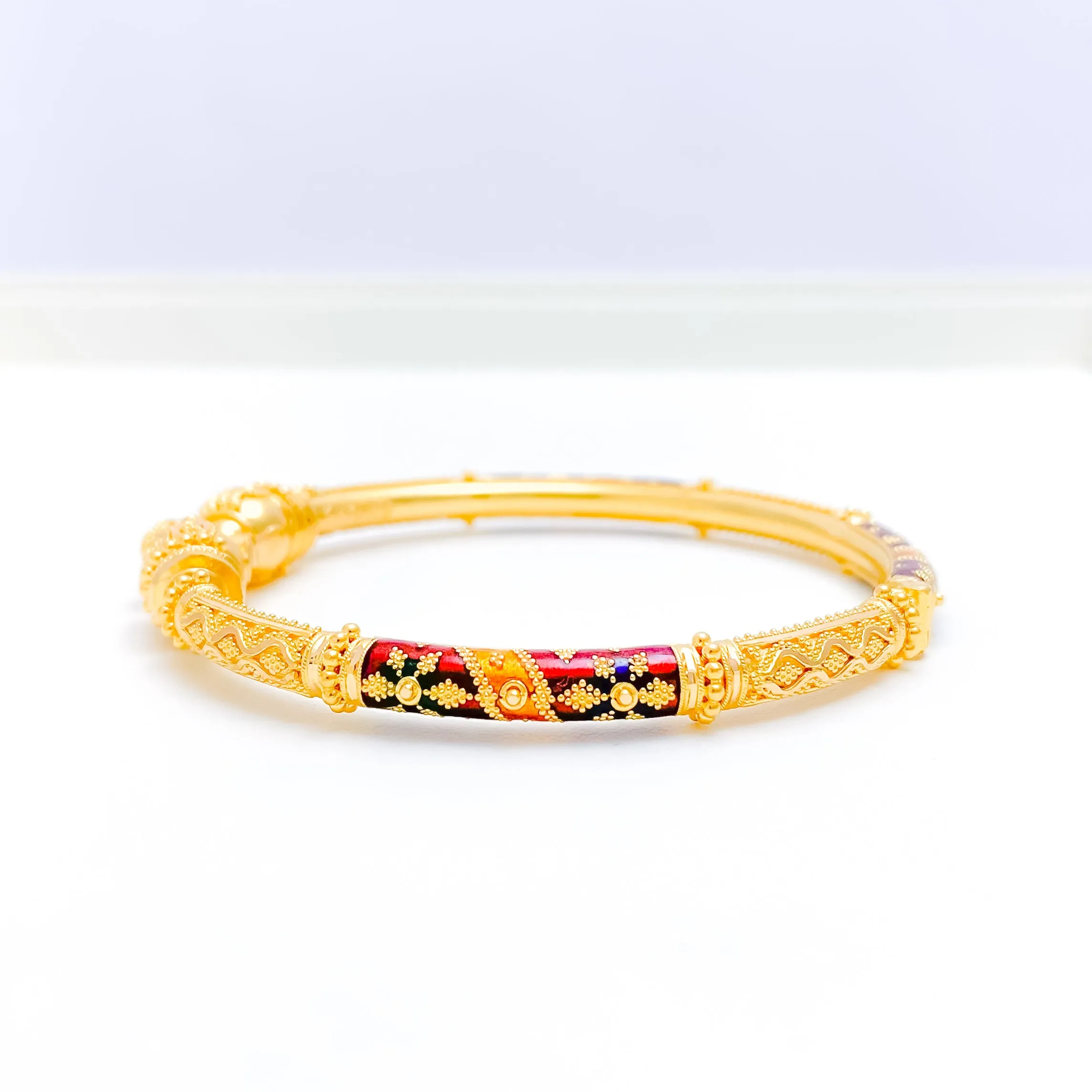 Beaded Pipe Bangle