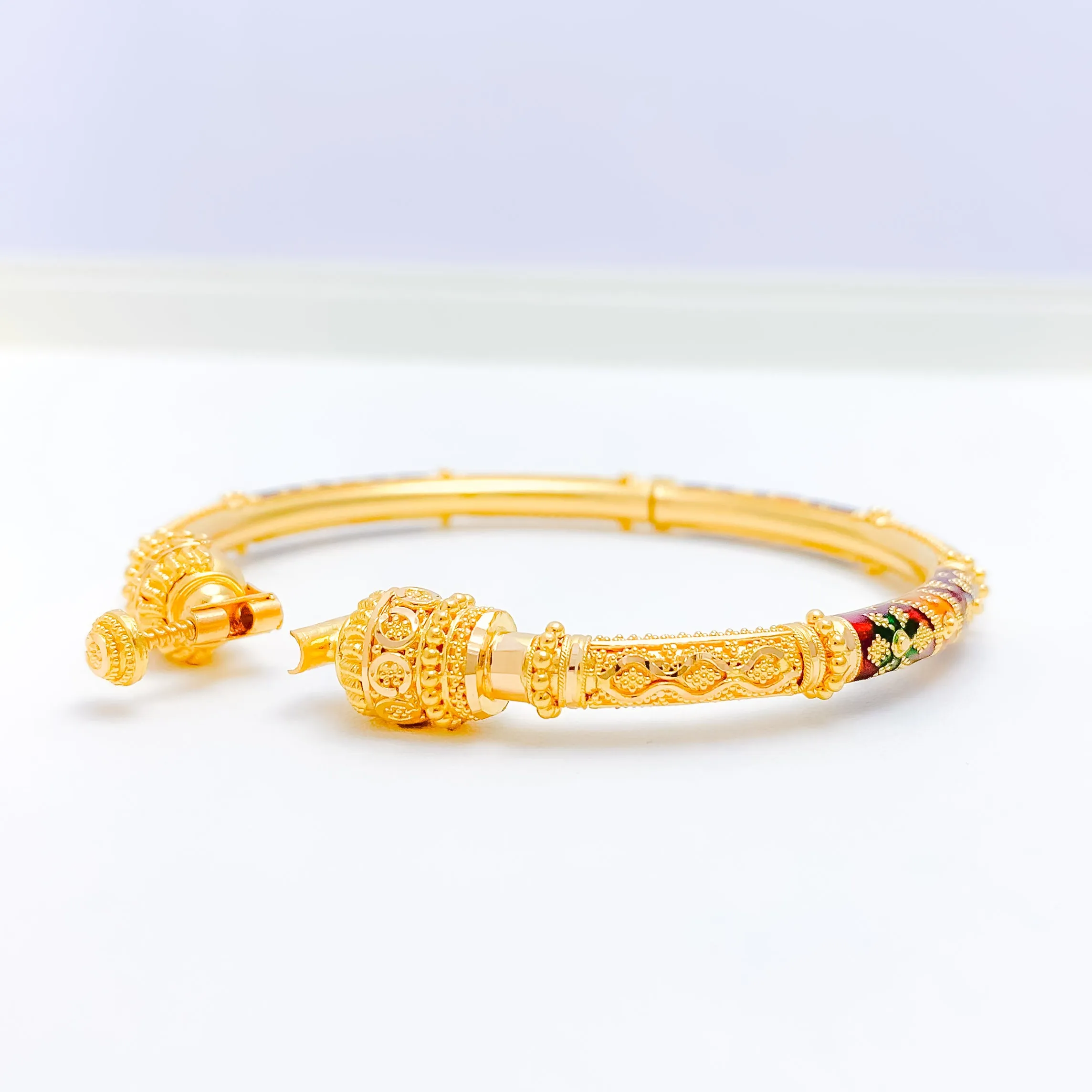 Beaded Pipe Bangle