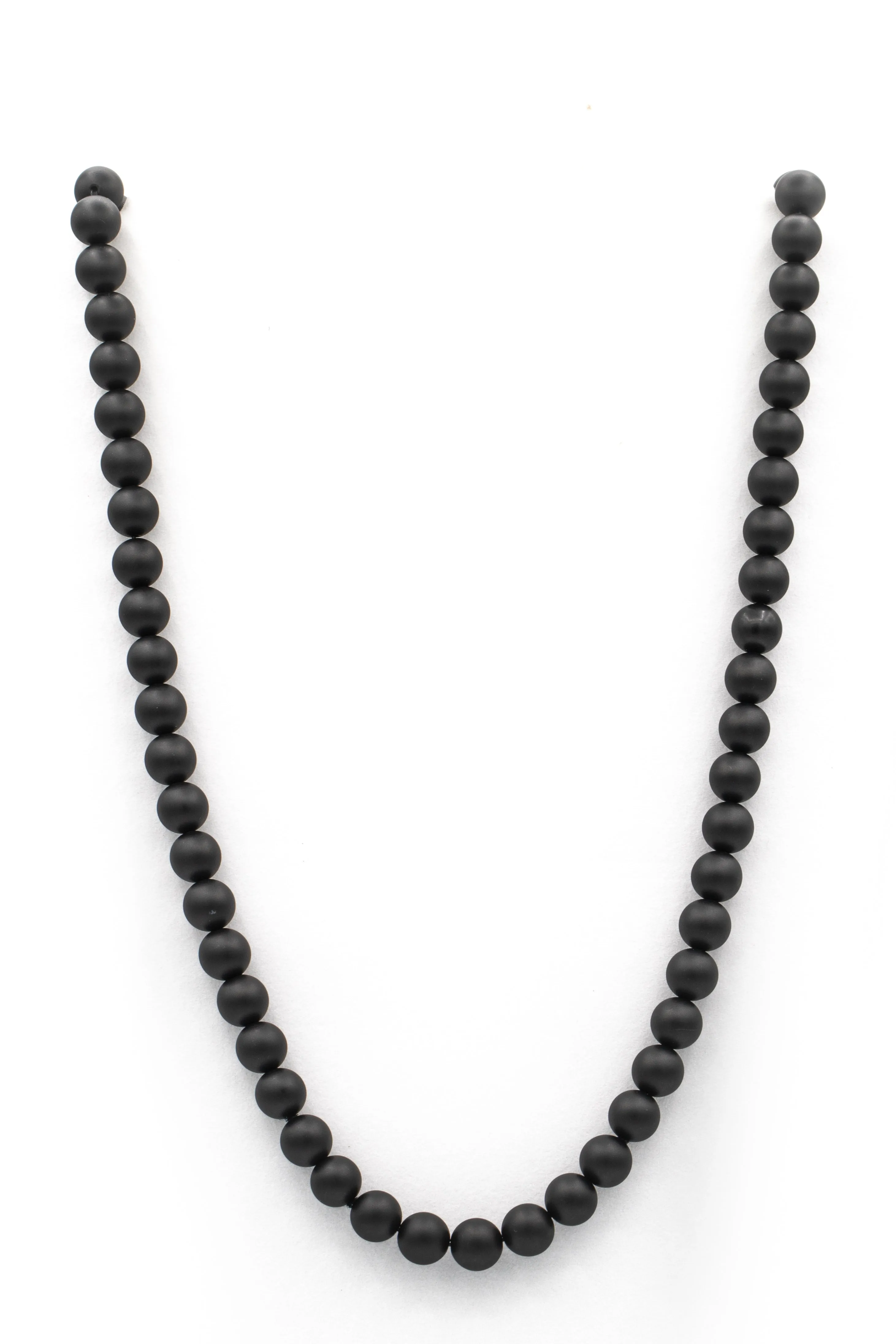 Black Onyx Natural Gemstone Necklace