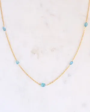 Blue Apatite necklace