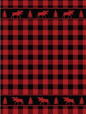 Coral Fleece Bufalo Plaid Blanket  70" x 90"