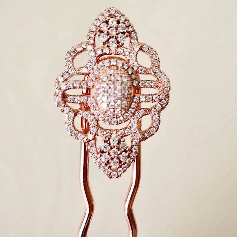 CZ Pave Hair Pins