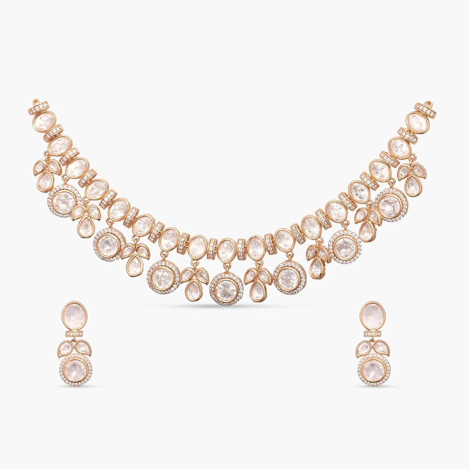 Danica Statement Kundan Necklace Set