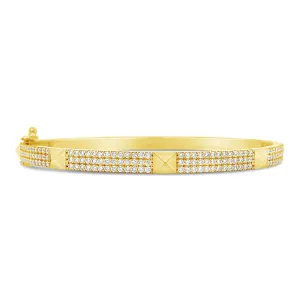 Diamond and Spike Bangle