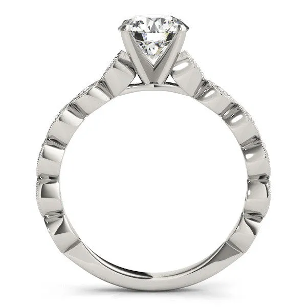 Diamond Engagement Ring Setting Moissanite Center - Sunnie