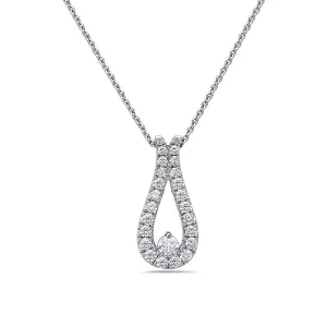 Diamond Horseshoe Pendant