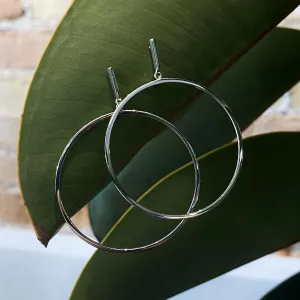 Dropped Hoop Earring