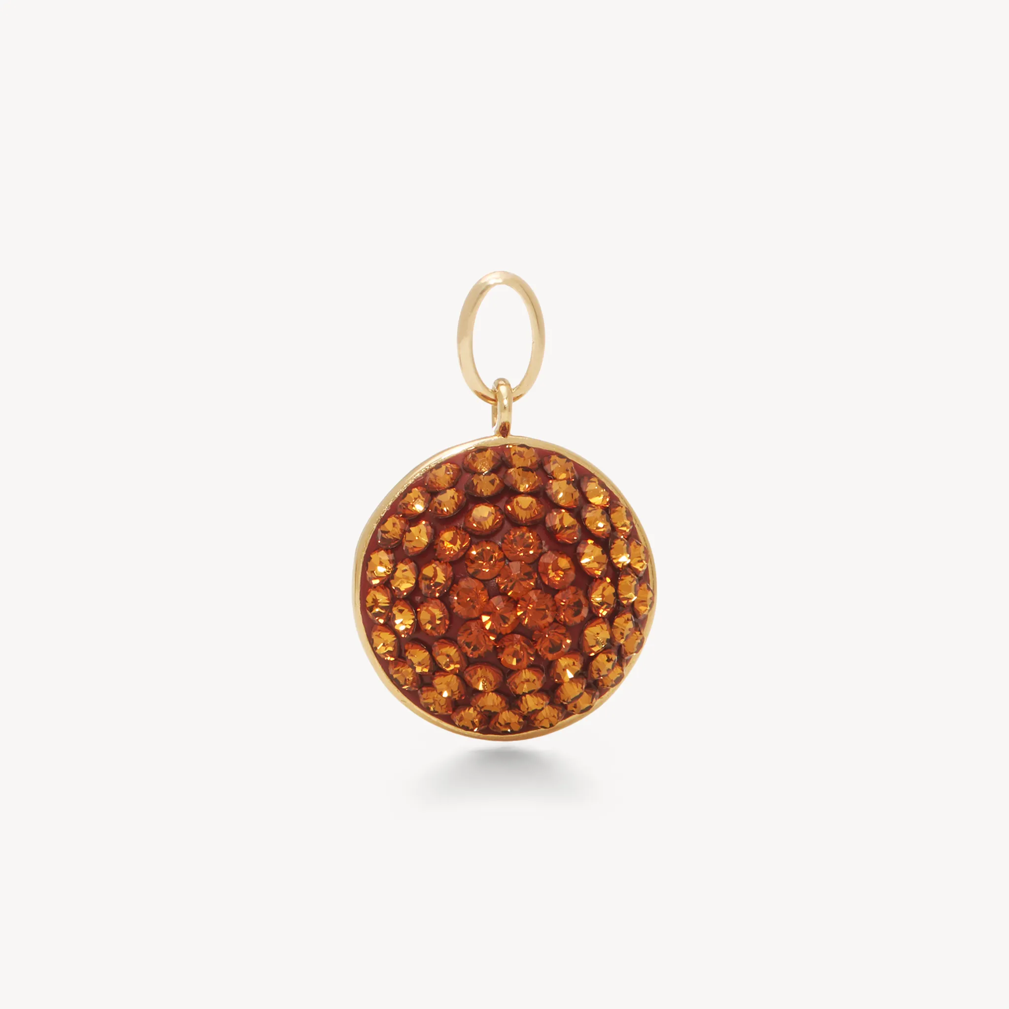 Duo Tiger Eye & Amber Sparkle Charm