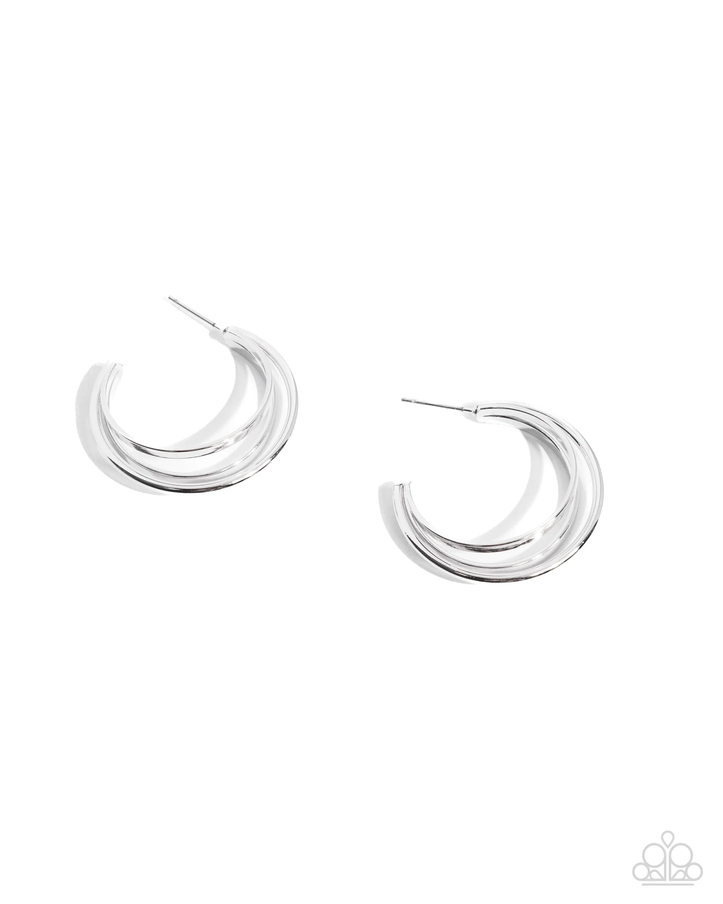 Earrings Curly Charisma - Silver E030