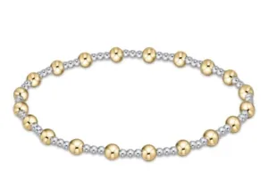 Enewton Classic Sincerity Pattern 4mm Bead Bracelet - Mixed Metal