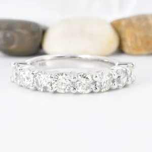 Exquisite 2.00 CT Round Cut Diamonds - Wedding Ring in 14KT White Gold