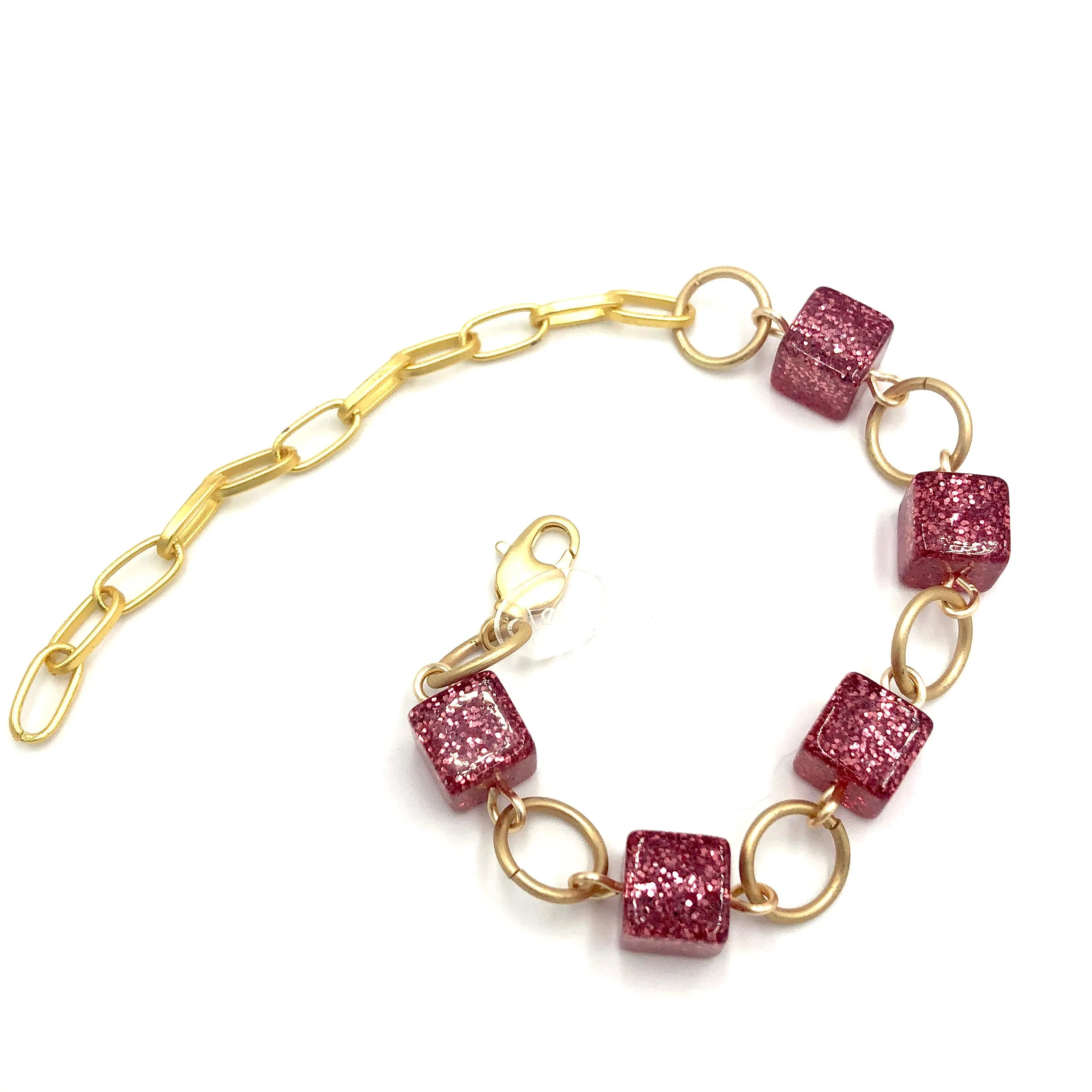 Glitter Cube Betsy Bracelet