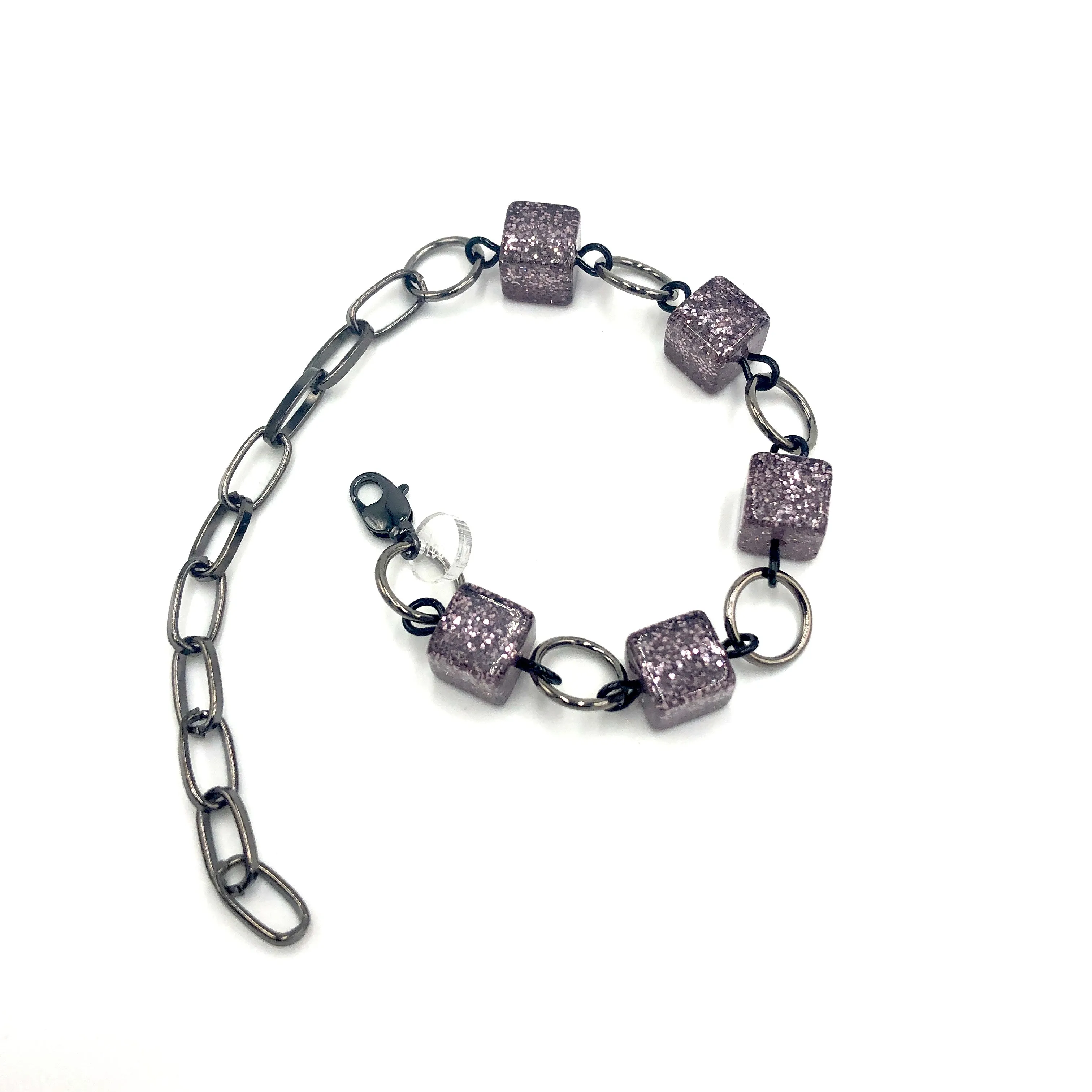 Glitter Cube Betsy Bracelet