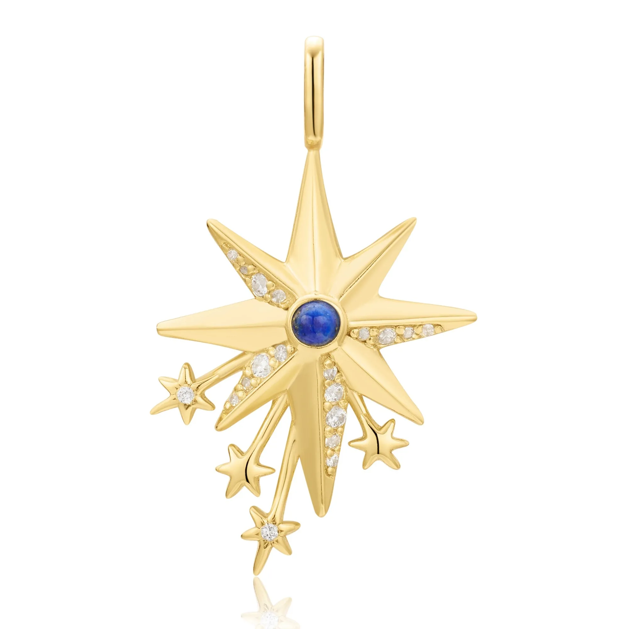 Gold Shooting Star Charm