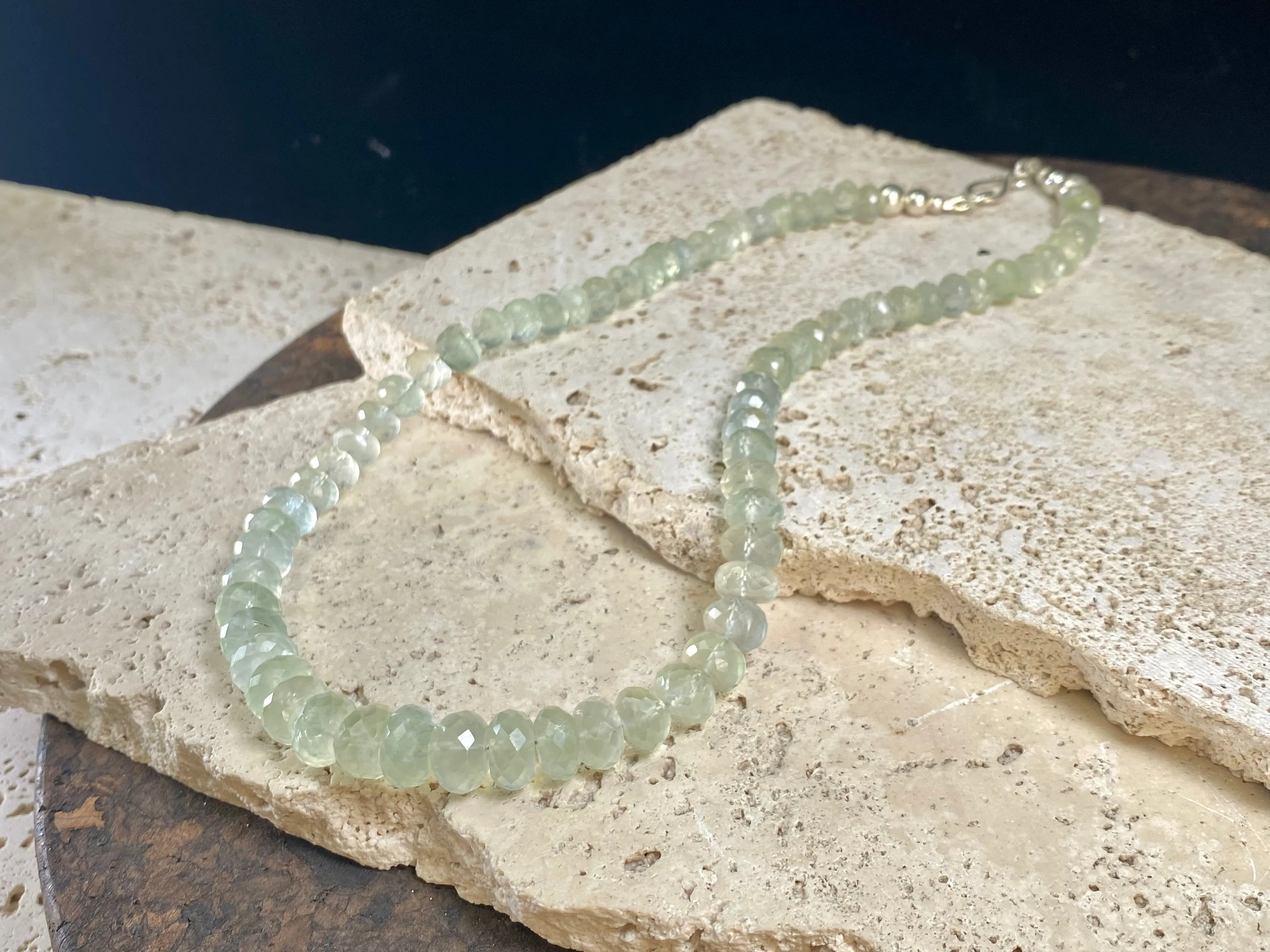 Green Prehnite Necklace