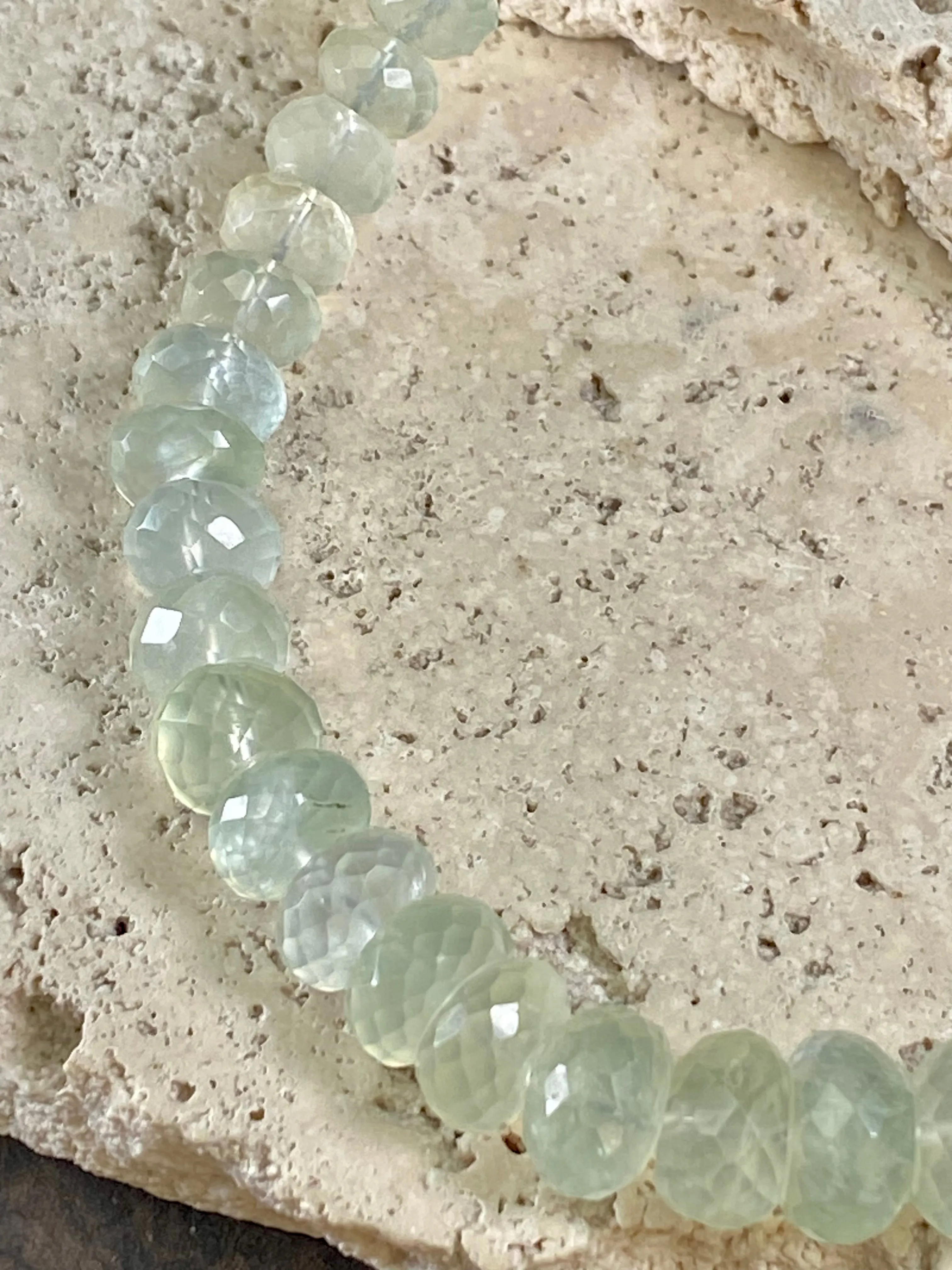 Green Prehnite Necklace