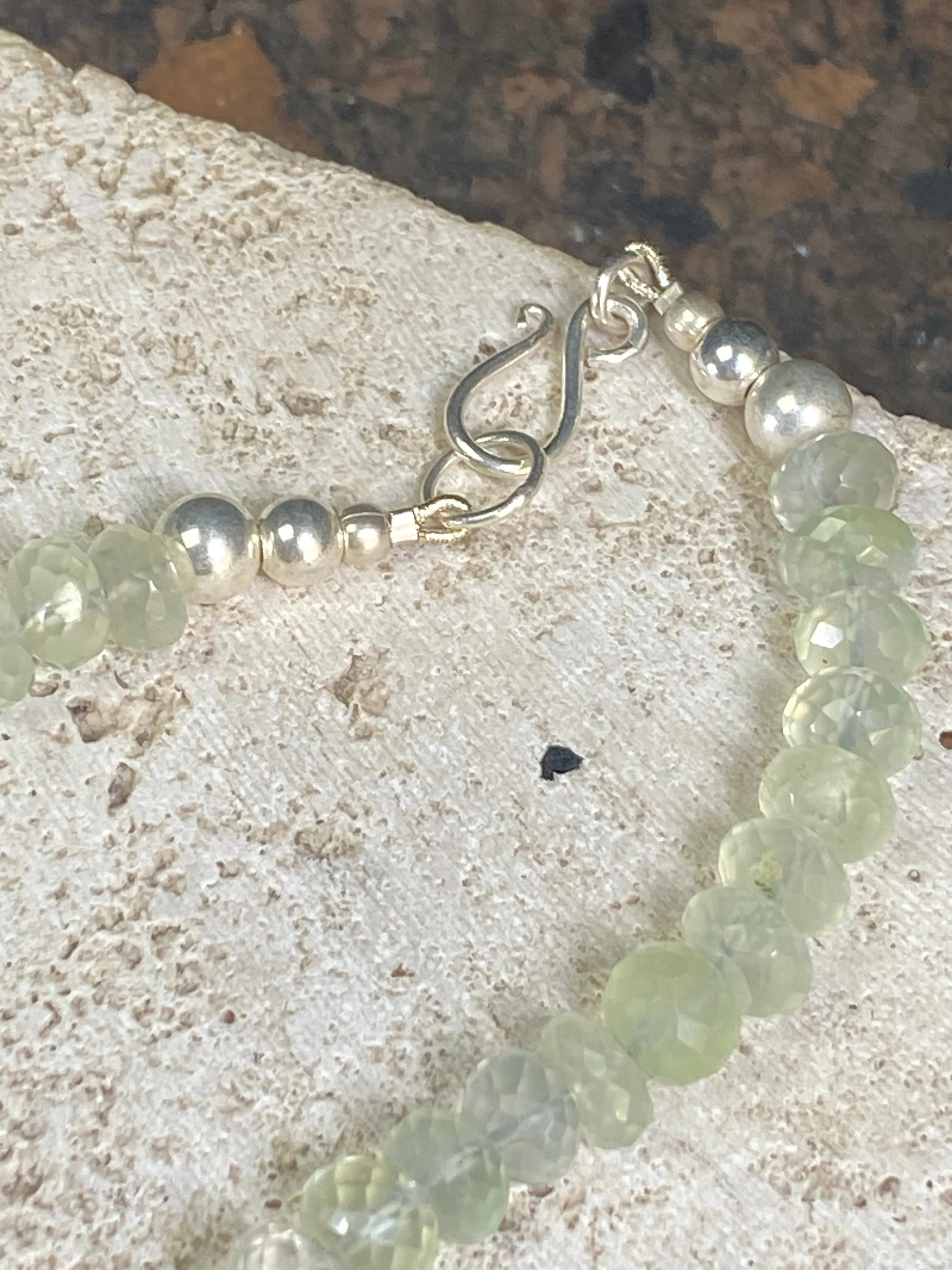 Green Prehnite Necklace