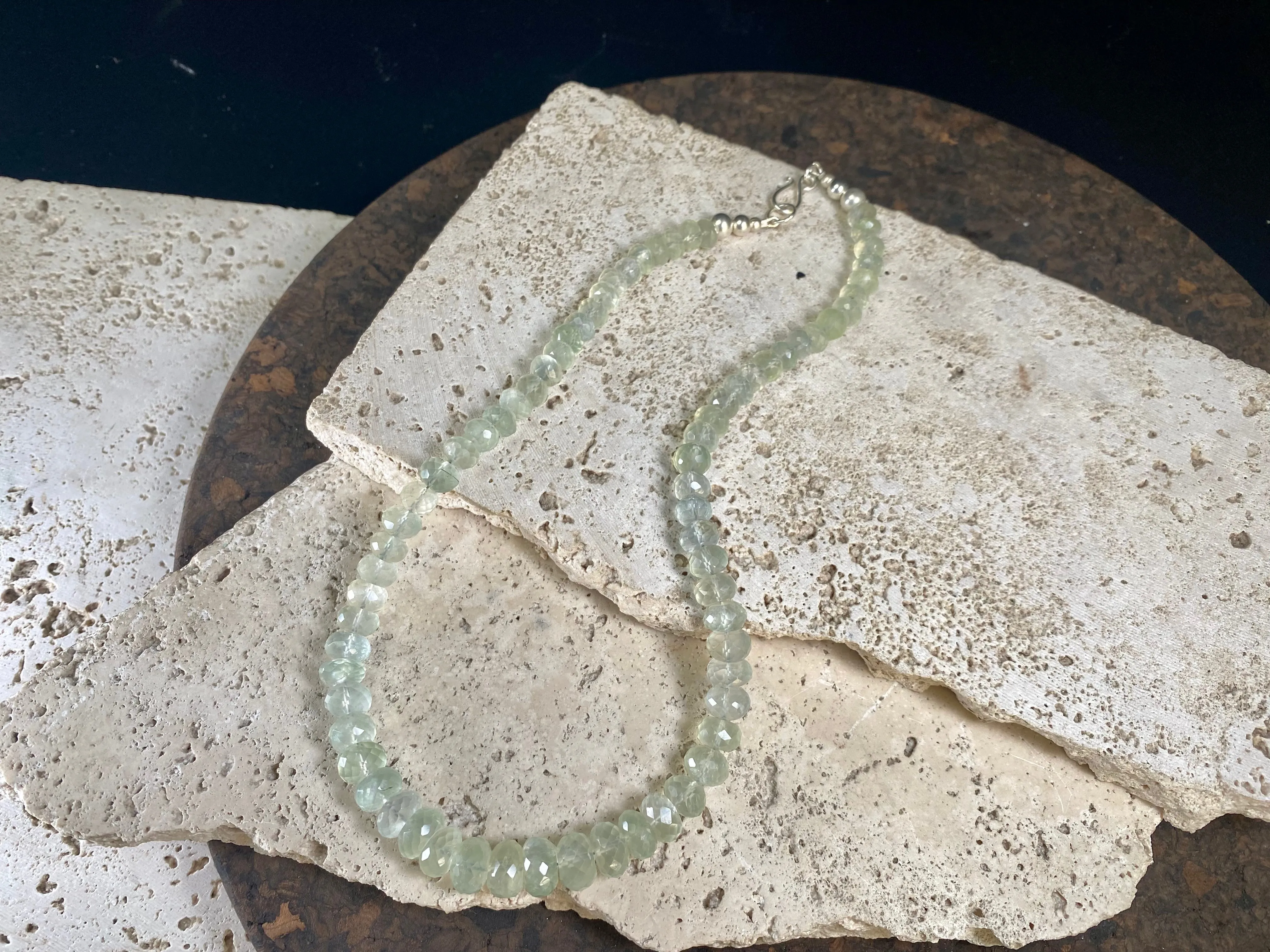 Green Prehnite Necklace