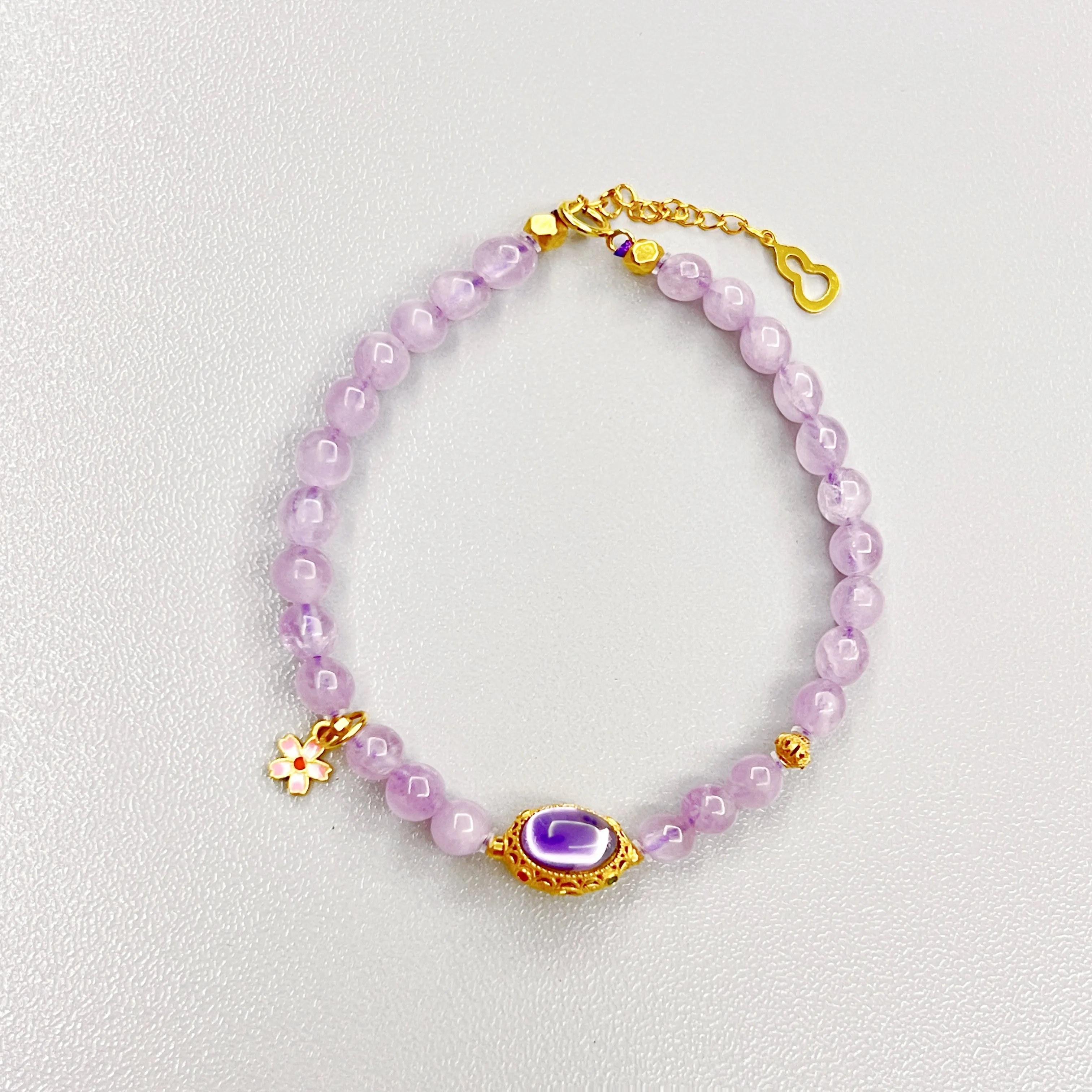 Happiness Comes -  Kunzite bracelet