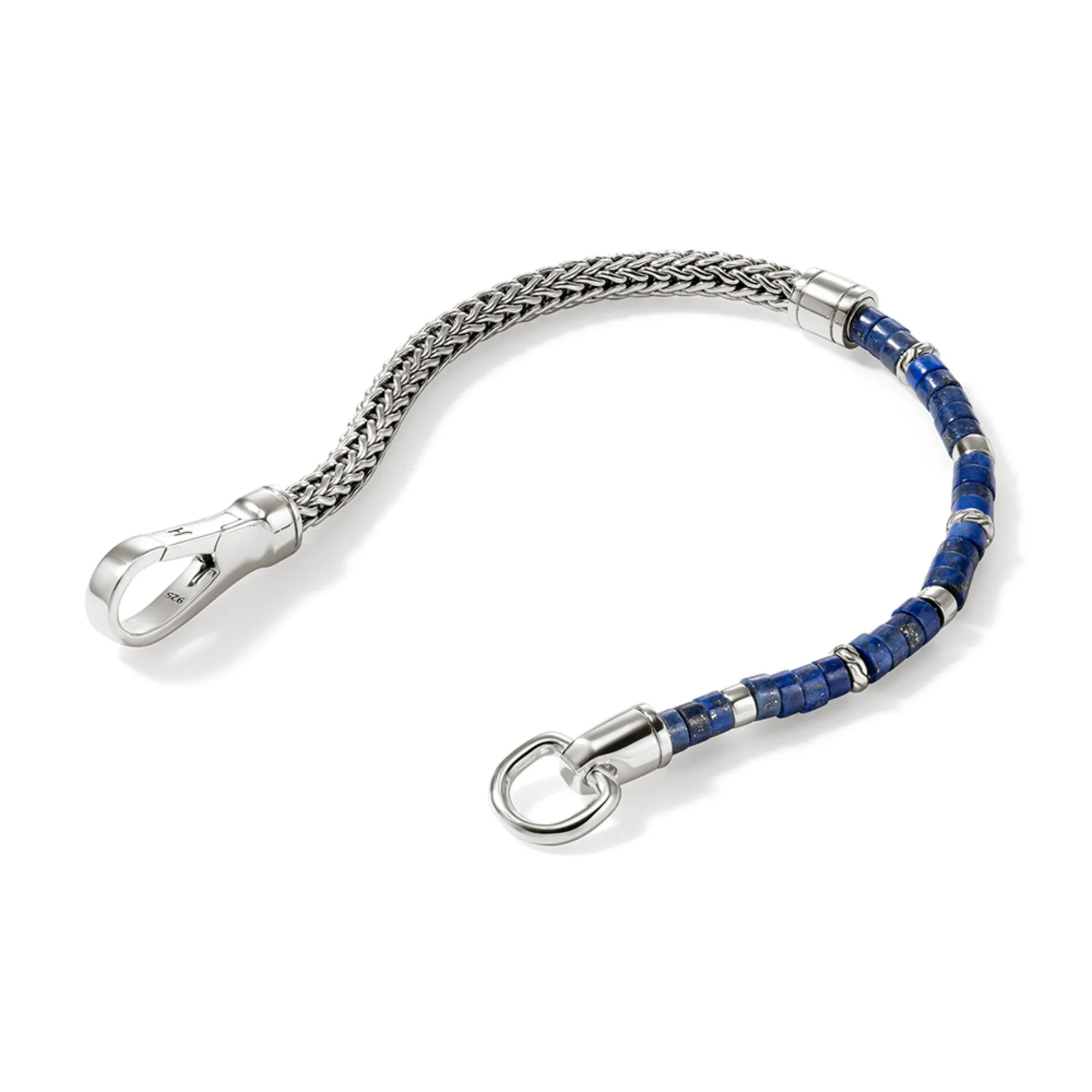 Heishi Chain Bracelet, Silver|BUS9012521LPZ