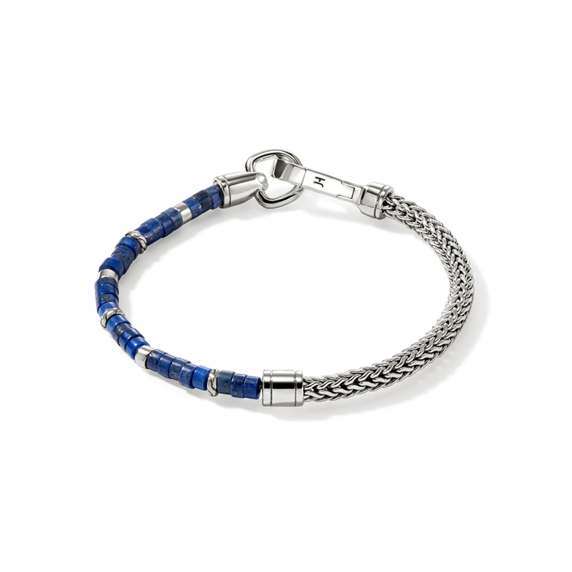 Heishi Chain Bracelet, Silver|BUS9012521LPZ