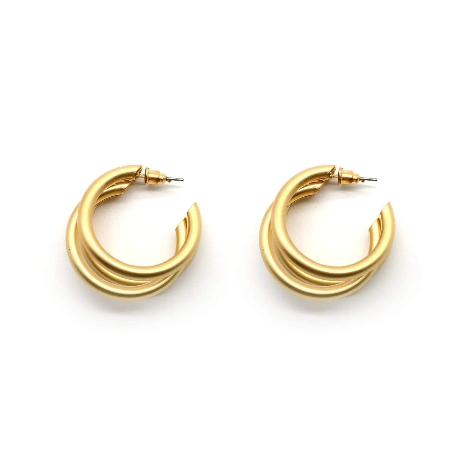 Joker & Witch Claudia Gold Hoop Earrings for Women