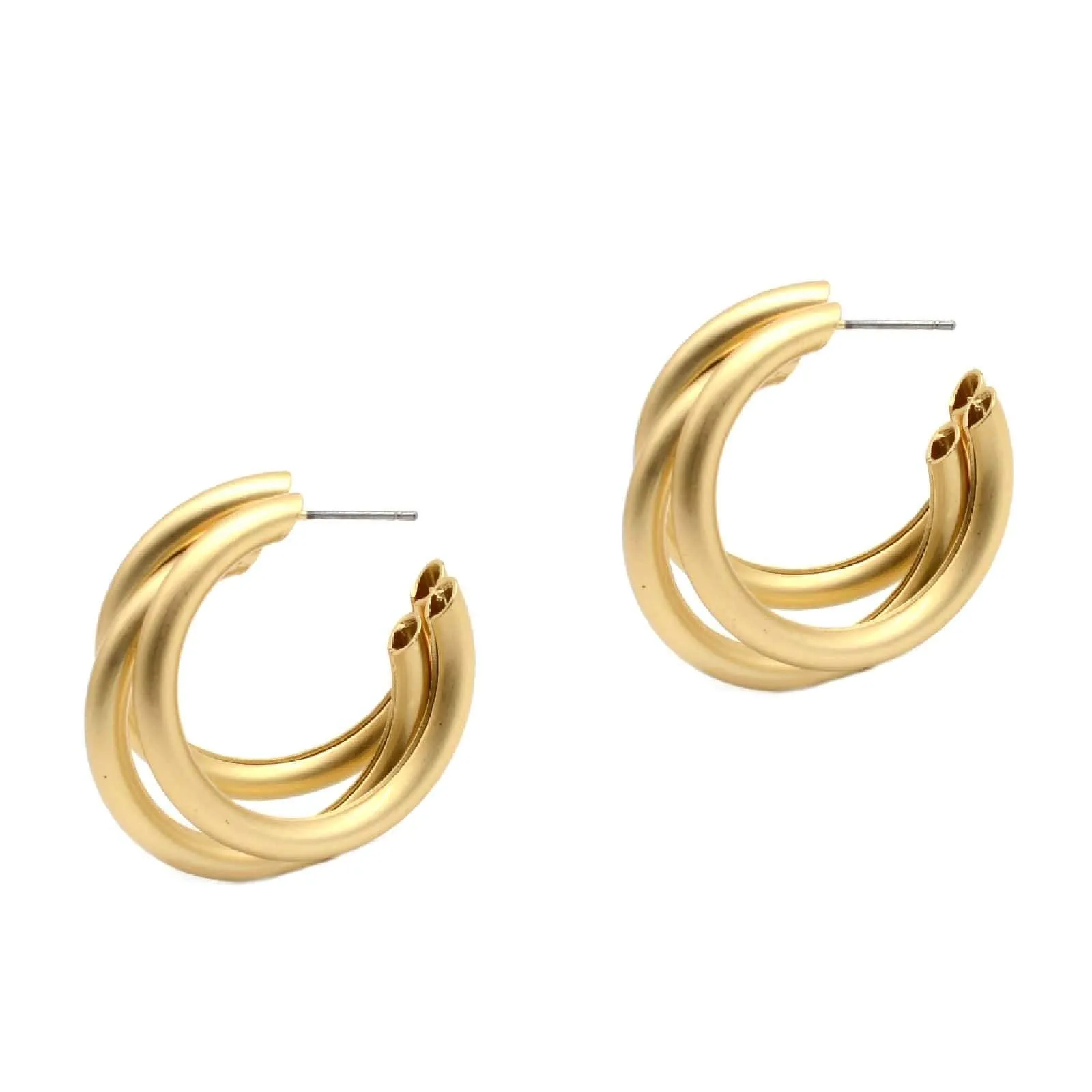 Joker & Witch Claudia Gold Hoop Earrings for Women