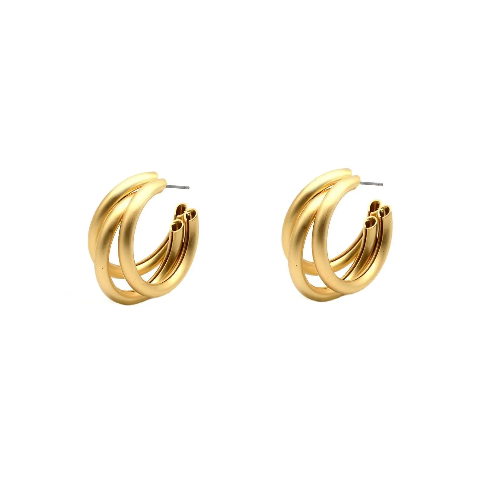 Joker & Witch Claudia Gold Hoop Earrings for Women