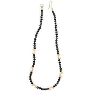 Julie Cohn Domino Spinel Bronze Necklace