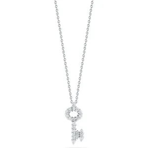 Key Pendant with Diamonds