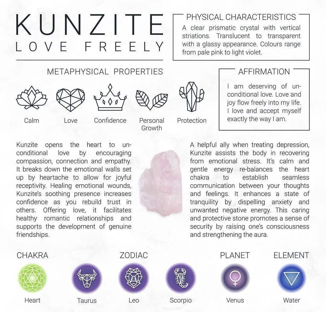 Kunzite, Lavender Quartz, Rose Quartz Energy Wrist Mala Bracelet