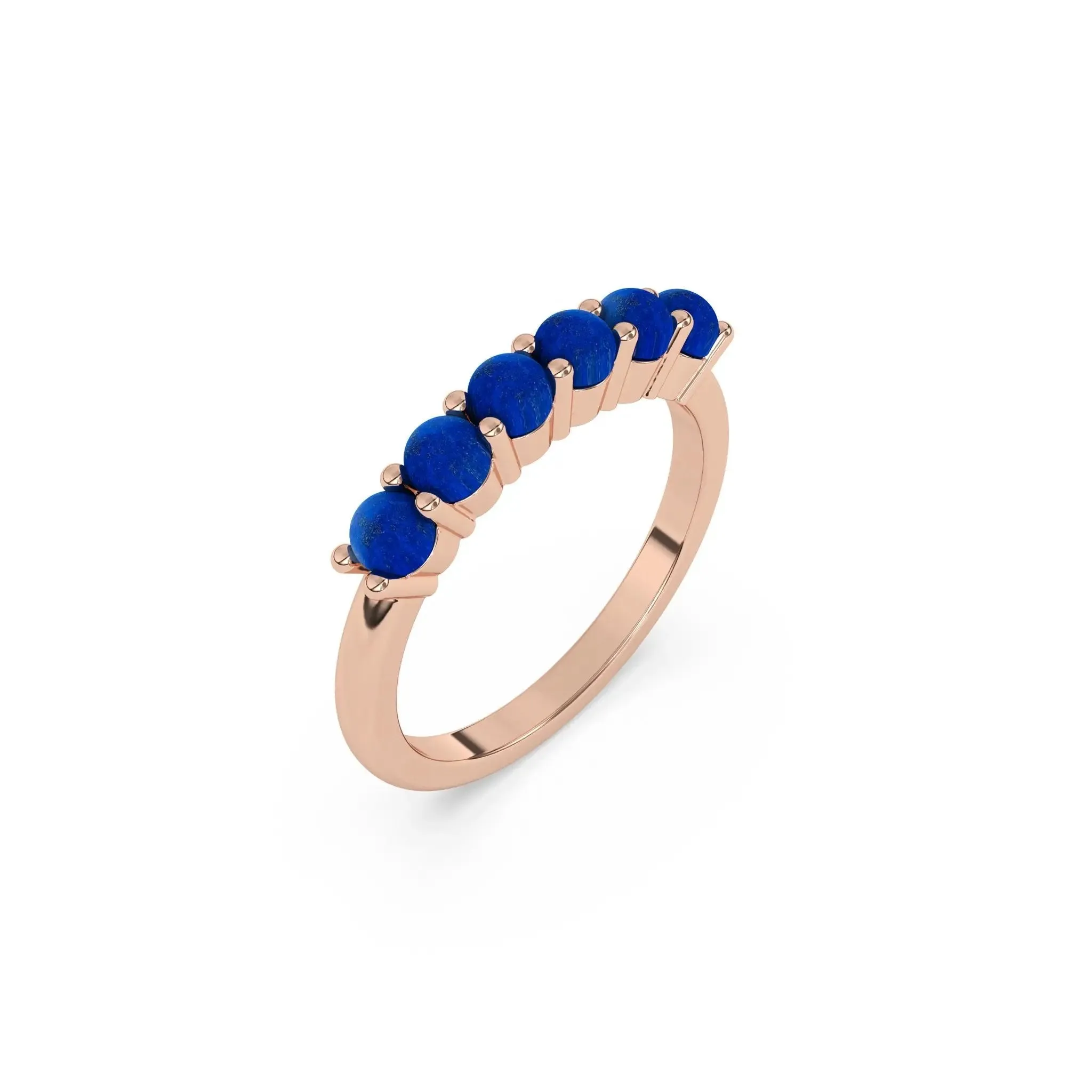 Lapis Six Stone Ring