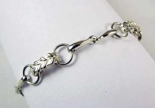 Loose Ring Snaffle Horse Bit Bracelet