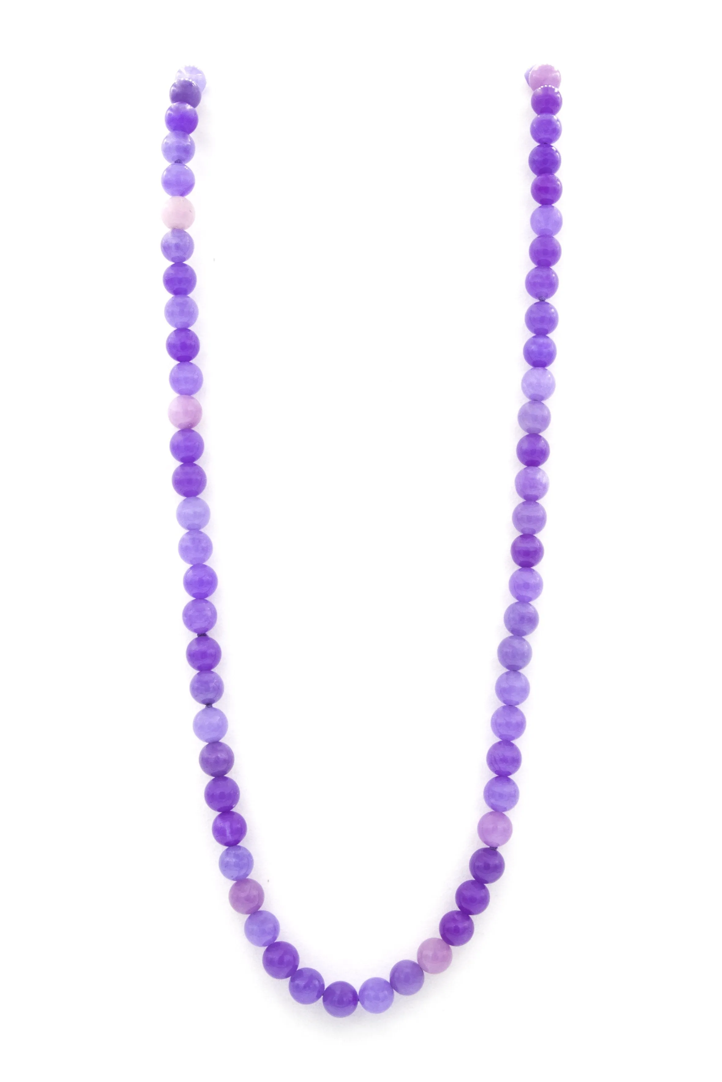 Luxury Lavender Natural Gemstone Necklace