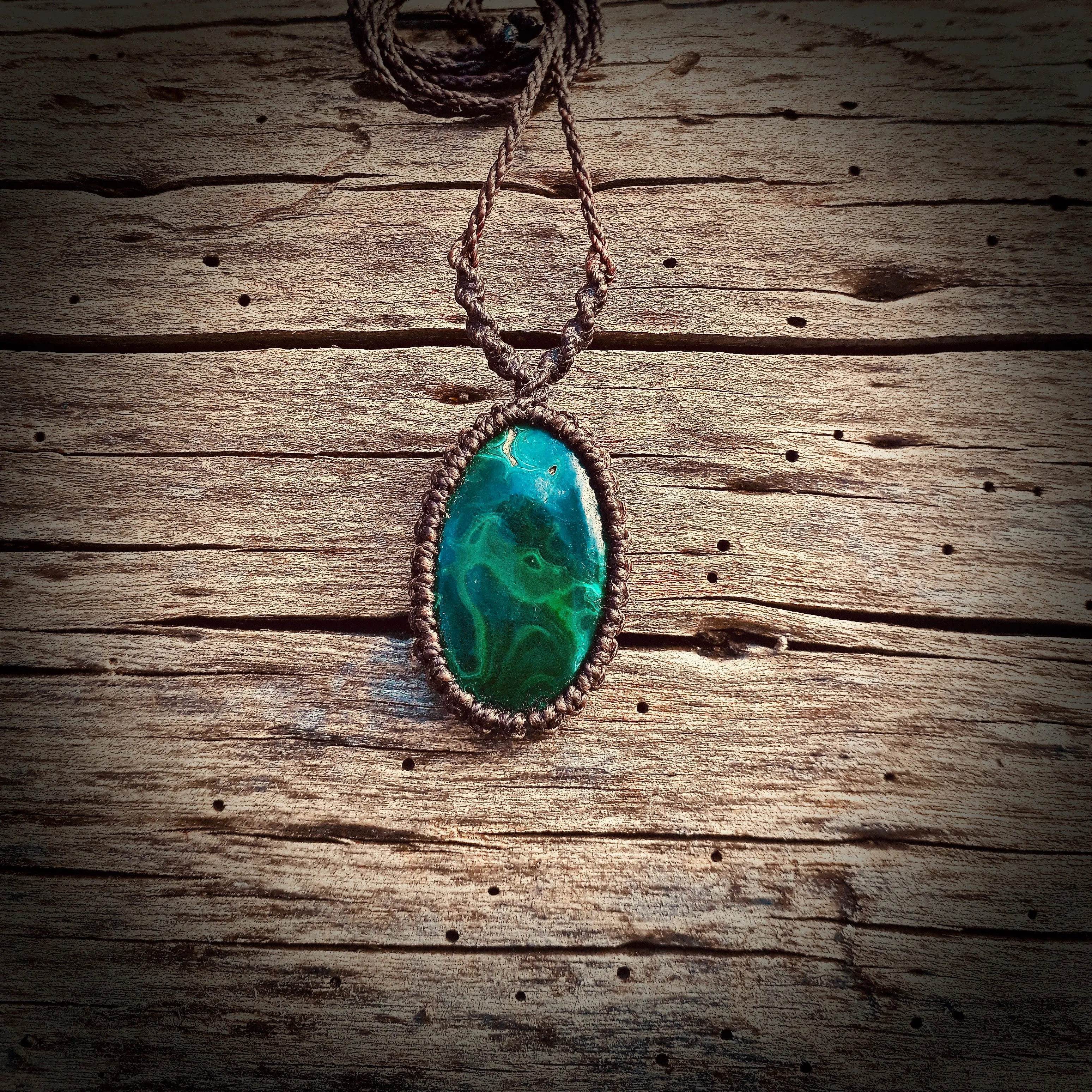 Malachite necklace