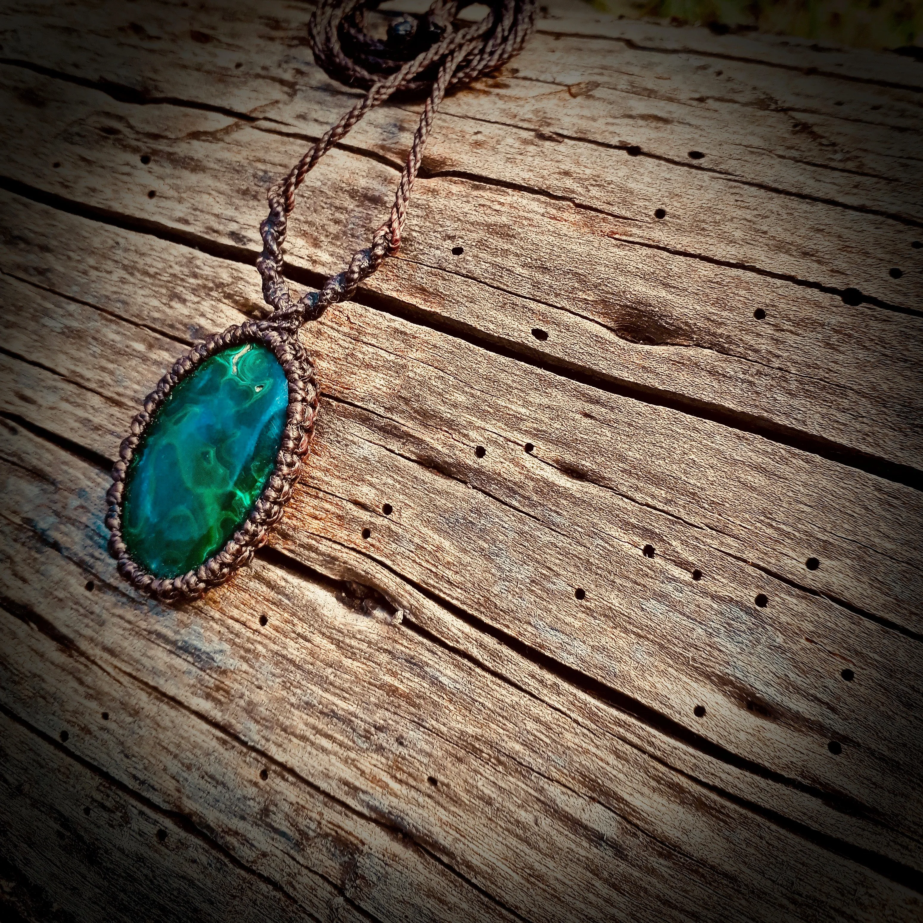 Malachite necklace